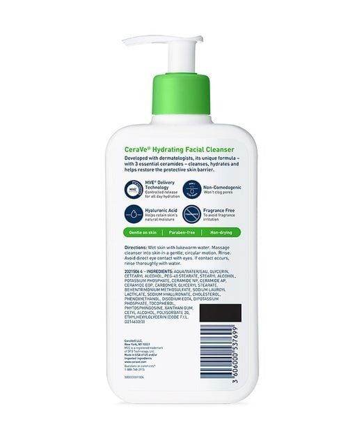 Cerave Hydrating Cleanser For Normal To Dry Skin 236Ml