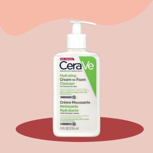 Cerave Hydrating Cream To Foam Cleanser For Normal To Dry Skin 236Ml