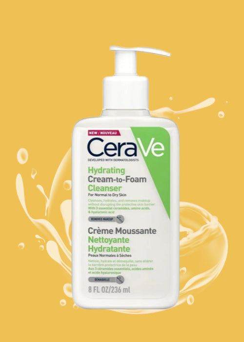 Cerave Hydrating Cream To Foam Cleanser For Normal To Dry Skin 237Ml
