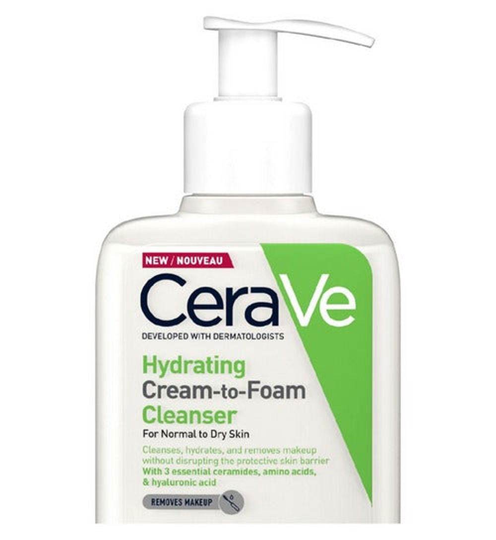 Cerave Hydrating Cream To Foam Cleanser For Normal To Dry Skin 473Ml
