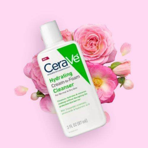 Cerave Hydrating Cream To Foam Cleanser For Normal To Dry Skin 87Ml