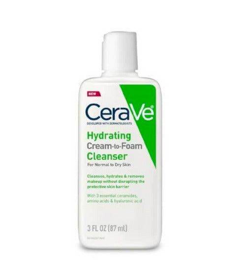 Cerave Hydrating Cream To Foam Cleanser For Normal To Dry Skin 87Ml