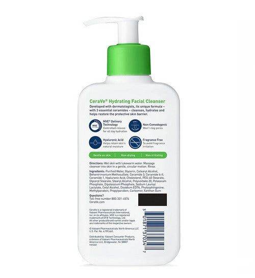 Cerave Hydrating Facial Cleanser For Normal To Dry Skin 237Ml