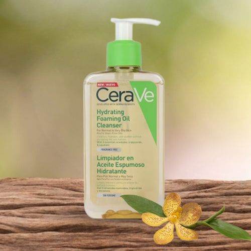 Cerave Hydrating Foaming Oil Cleanser For Dry To Very Dry Skin 237Ml