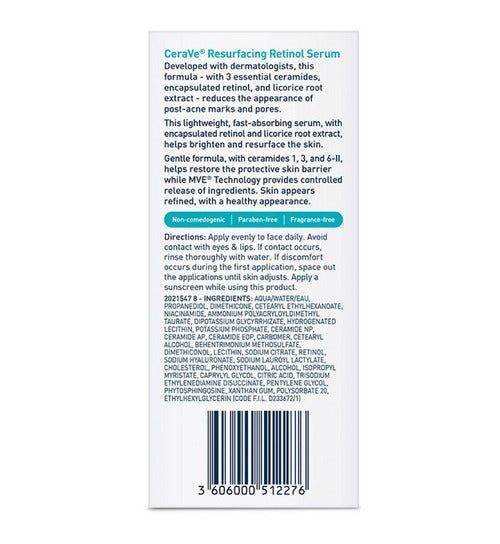 Cerave Reaurfacing Retinol Serum 30Ml