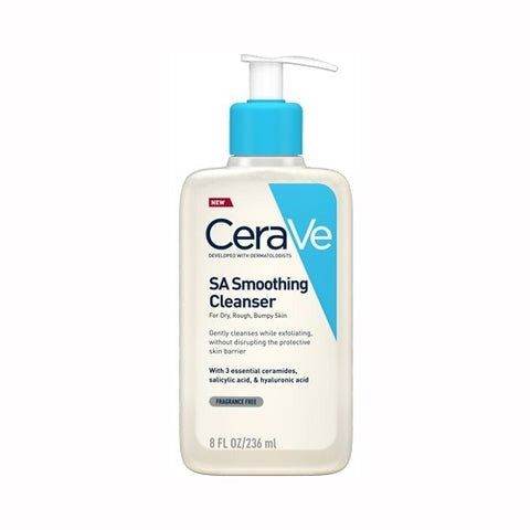 Cerave Sa Smoothing Cleanser For Dry Rough Bumpy Skin 236Ml