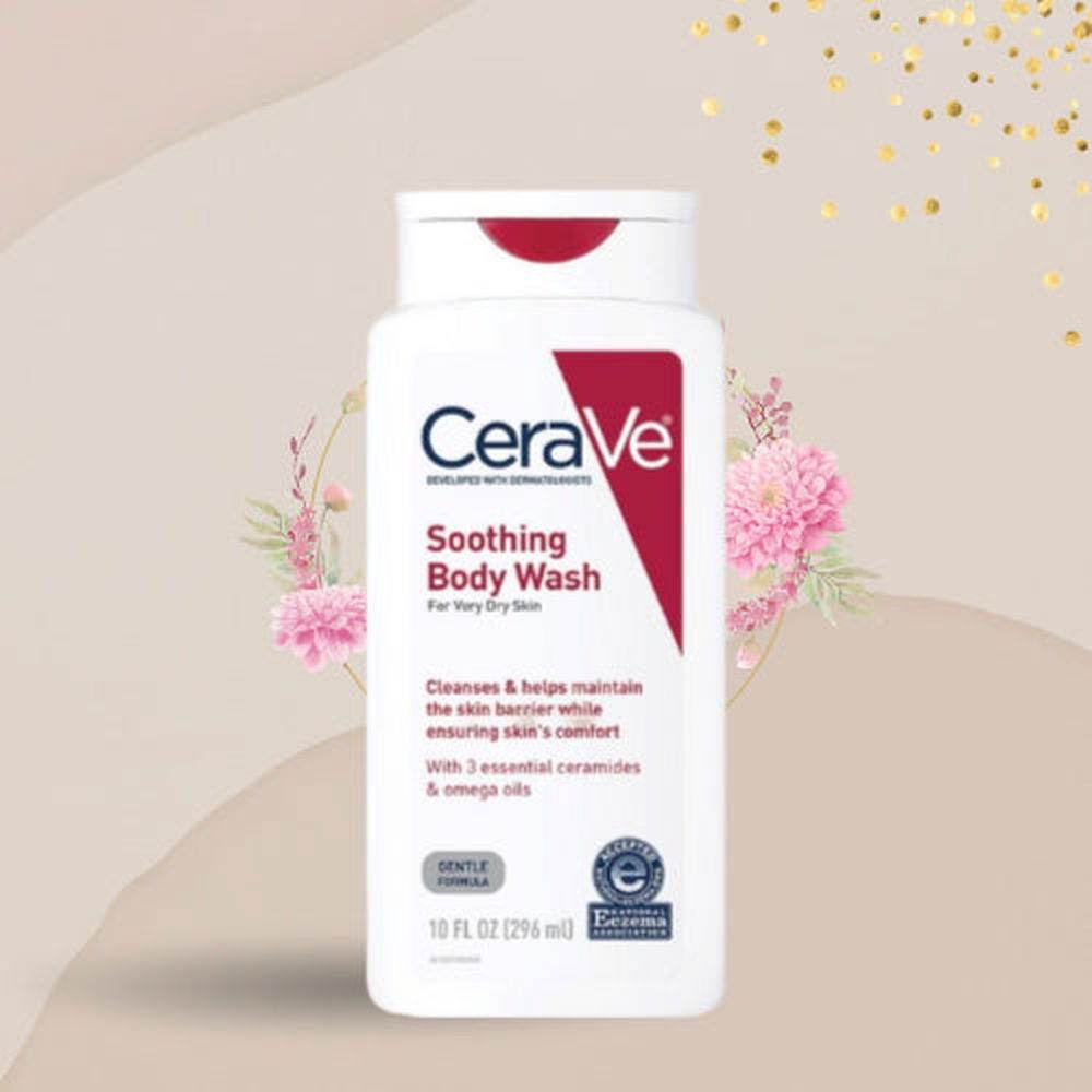 Cerave Soothing Body Wash For Very Dry Skin 296Ml