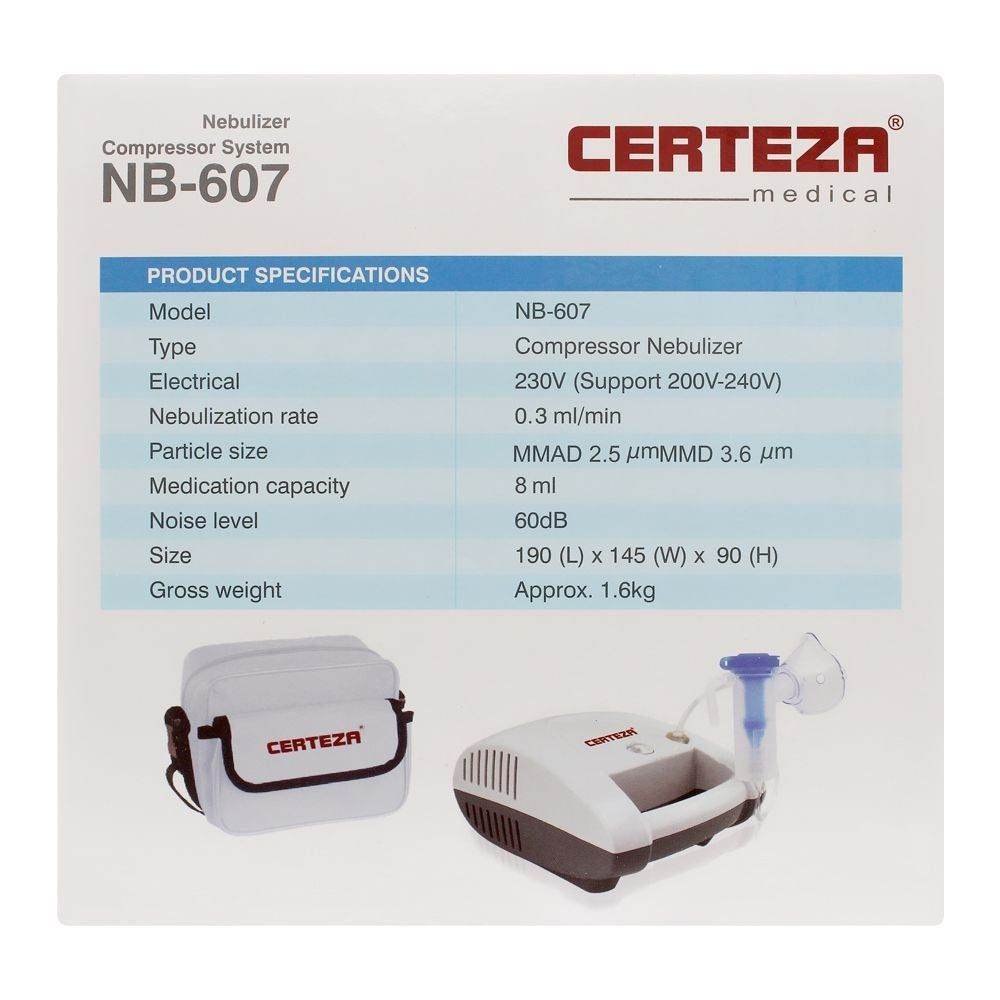 Certeza Nebulizer Compressor System NB-607