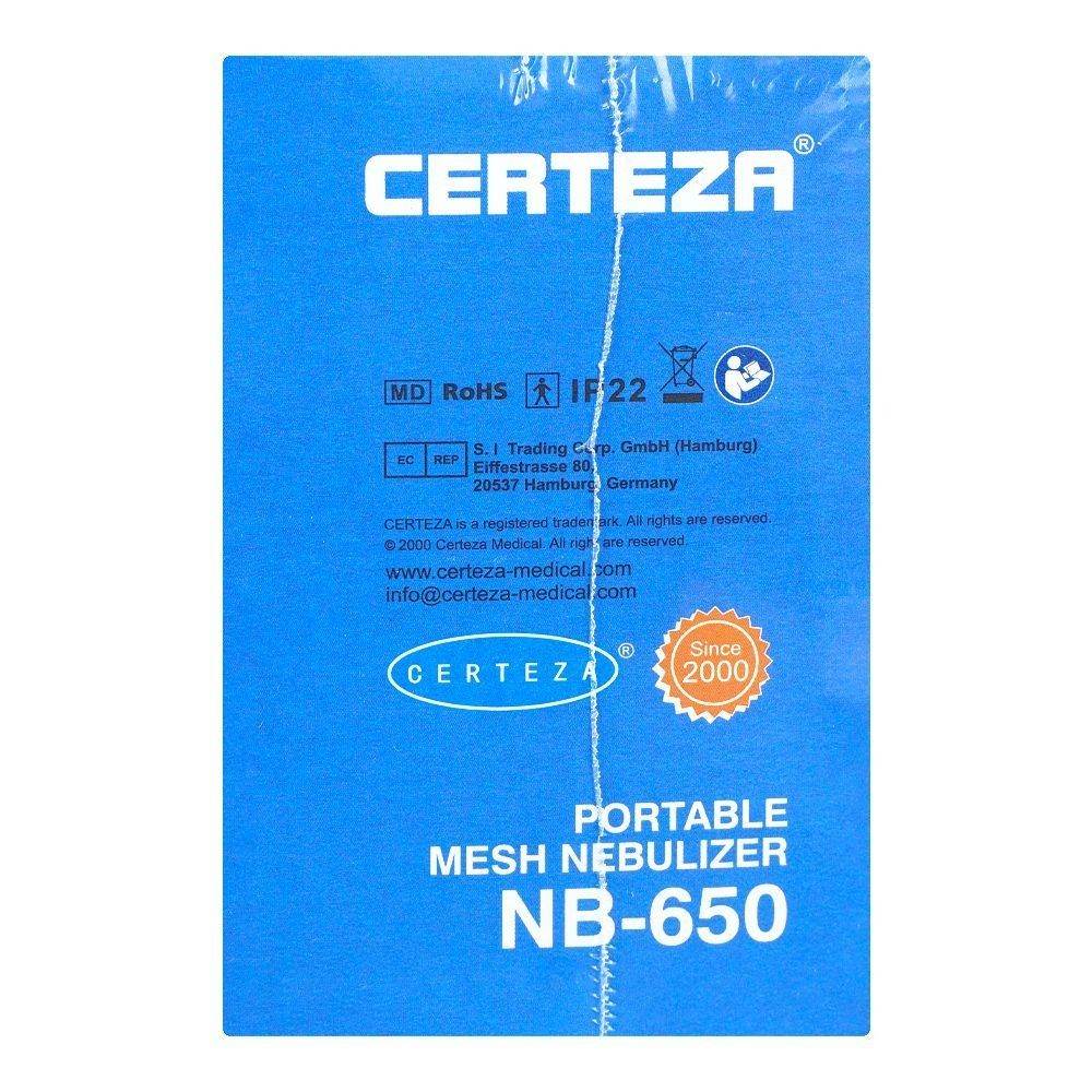 Certeza Portable Mesh Nebulizer NB-650