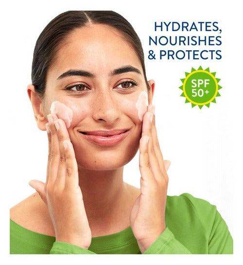 Cetaphil Daily Defence Moisturiser Face Sensitive Skin Spf 50+ UVA 50G