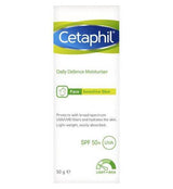 Cetaphil Daily Defence Moisturiser Face Sensitive Skin Spf 50+ UVA 50G