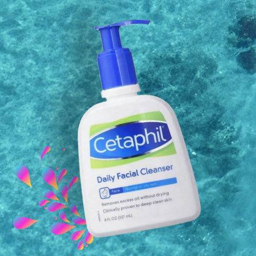 Cetaphil Daily Facial Cleanser Face Normal To Oily Skin 237Ml