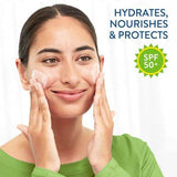 Cetaphil Daily Facial Moisturizer With Sunscreen Spf 50+ Dry To Normal Sensitive Skin 50Ml