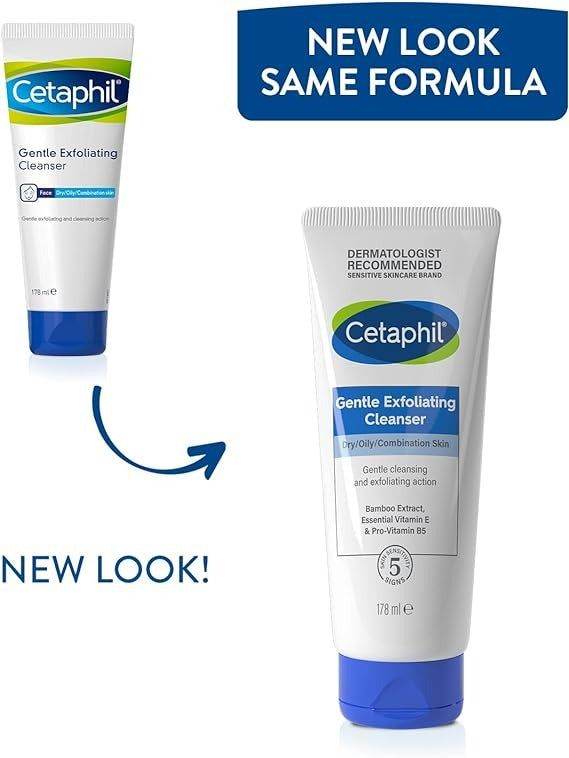 Cetaphil Exfoliating Cleanser Dry To Oily Combination Skin 178Ml