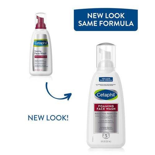 Cetaphil Foaming Face Wash Redness Prone Sensitive Skin 237Ml