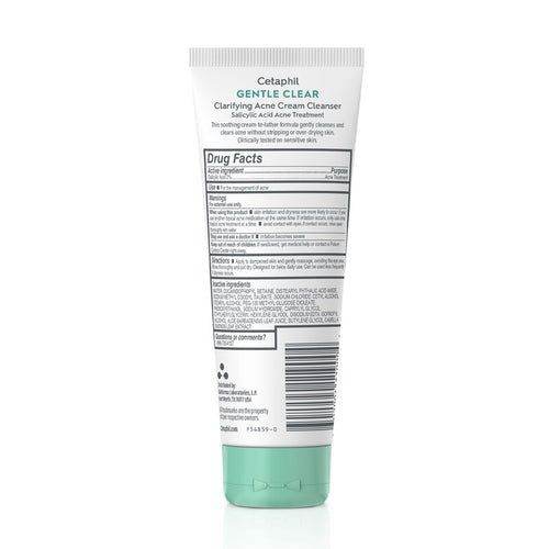 Cetaphil Gentle Clear Clarifying Acne Cream Caleanser 124Ml