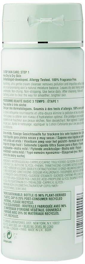 Clinique Liquid Facial Soap Extra Mild Very Dry To Dry
