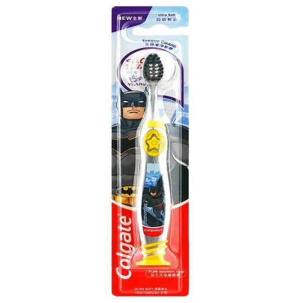 Colgate Kids Ultra Soft Batman Toothbrush (Yellow), 1 Ct