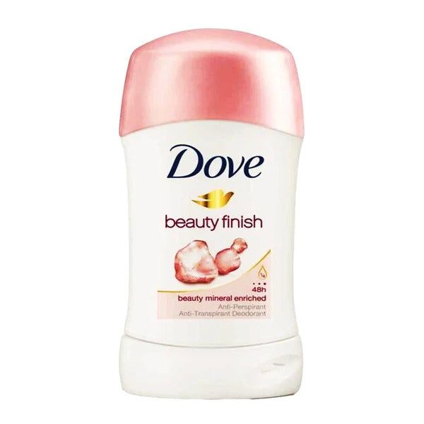 Dove Beauty Finish With Beauty Mineral 48H Anti-Perspirant Deodorant Stick, 40g