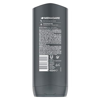 Dove Men + Care Extra Fresh Cooling Agent Body & Face Wash, 400ml
