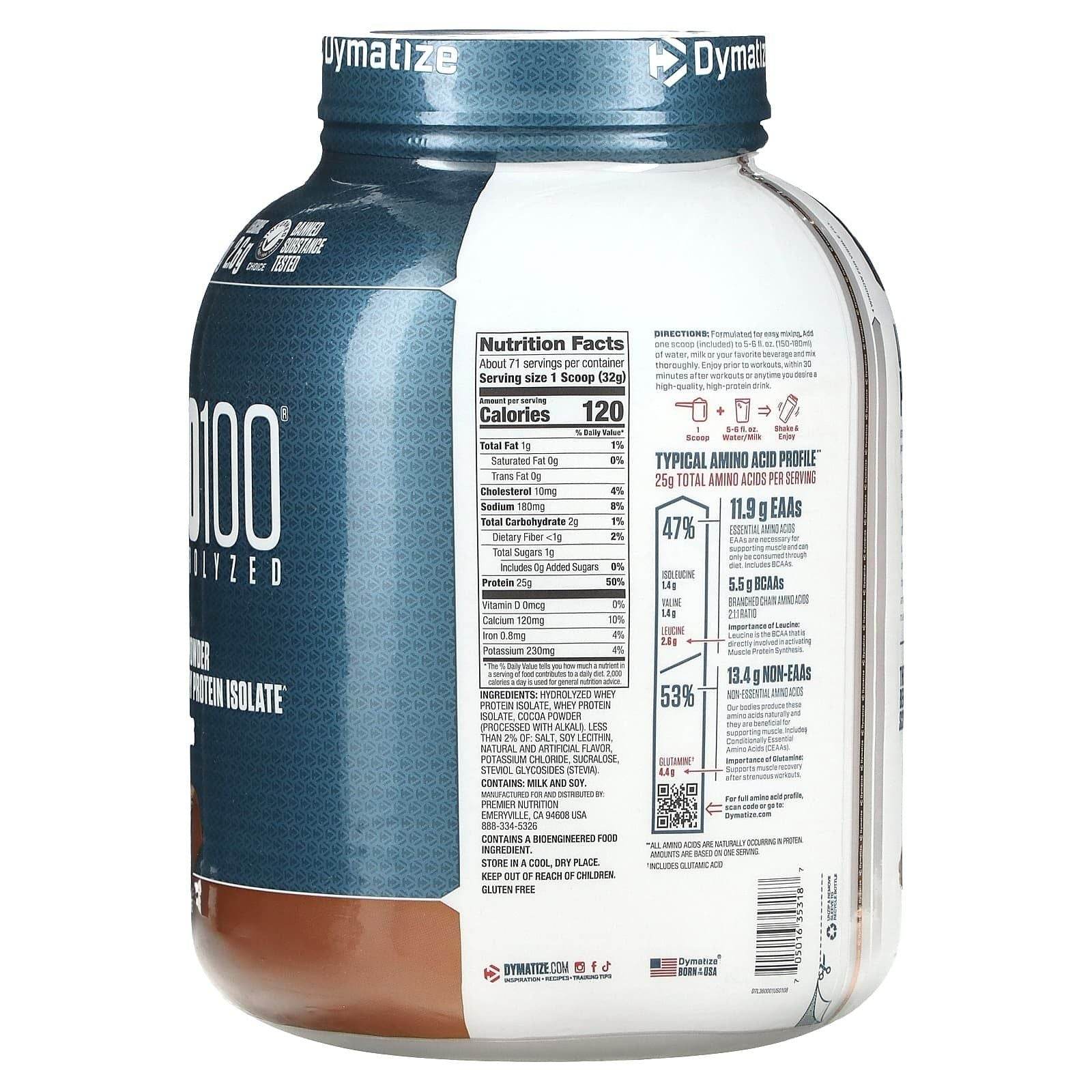 Dymatize ISO 100 Hydrolyzed Whey Protein 5lbs