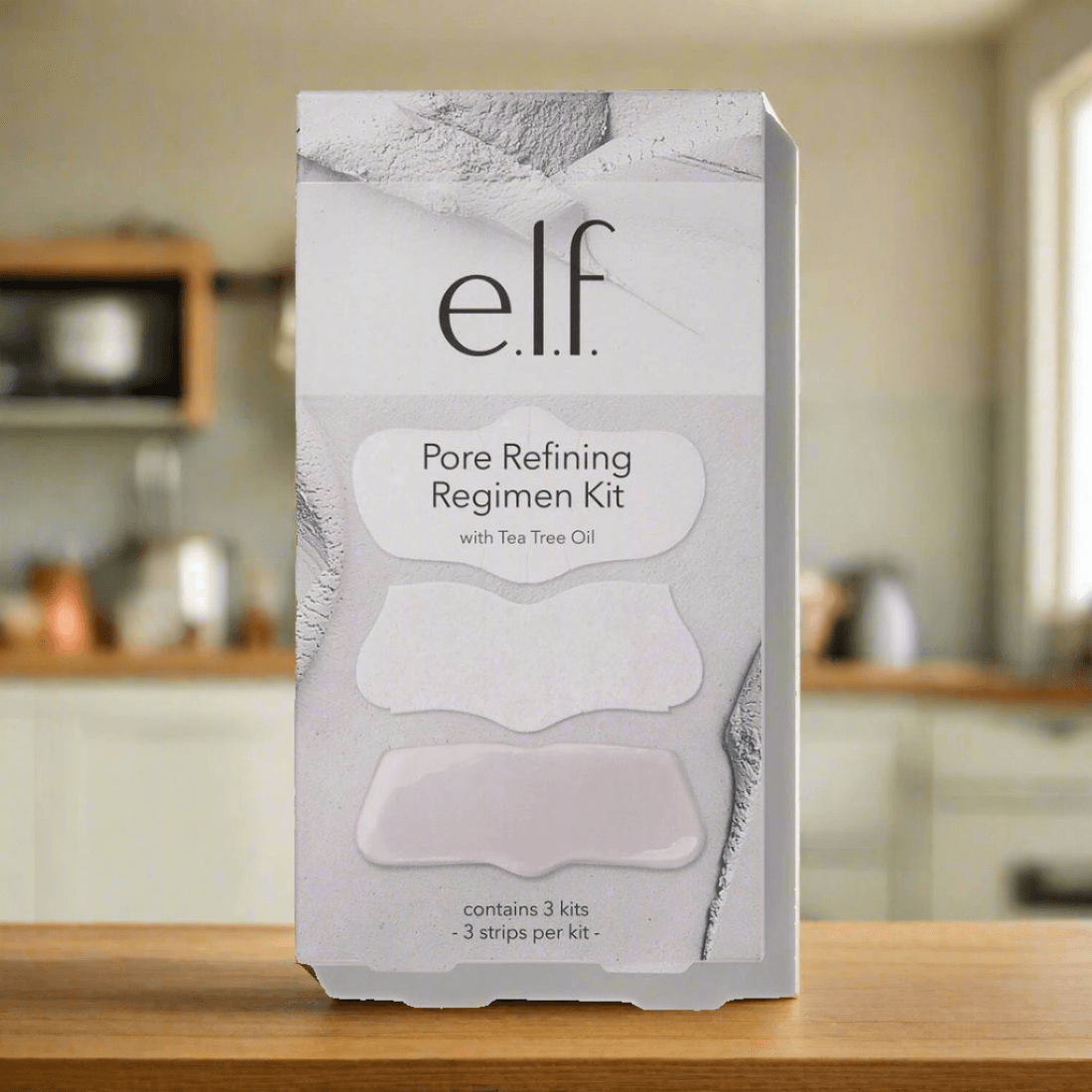 E.L.F Pore Refining Regimen Kit With Tea Tree Oil Contains 3 Kits, 3 Strips Per Kit