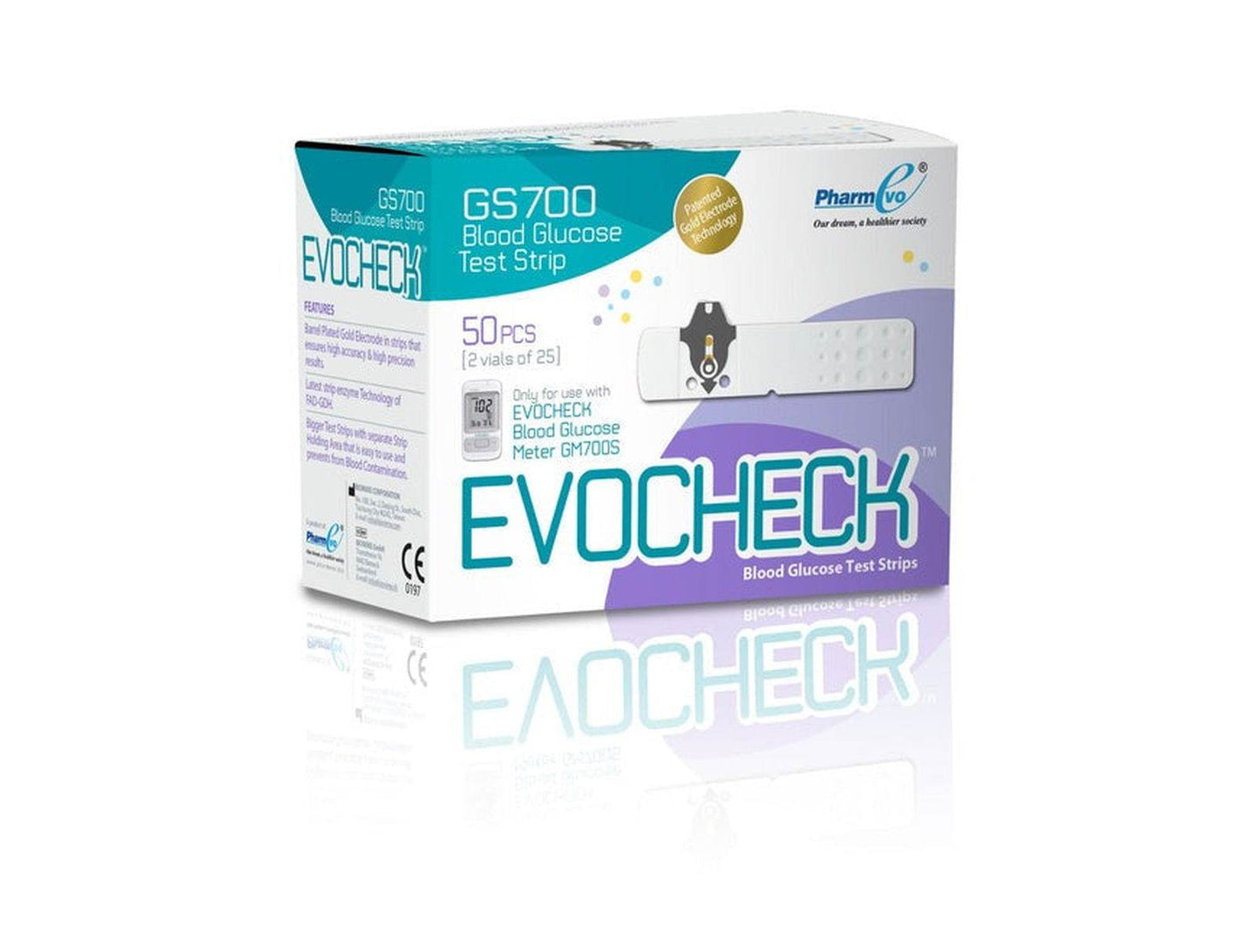 EVOCHECK GS700 BLOOD GLUCOSE TEST STRIPS