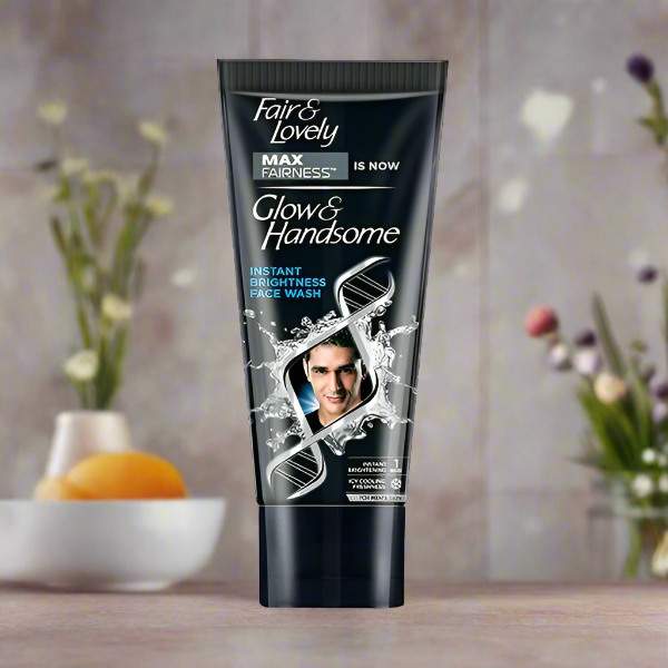 FAir & Lovely mGlow & Handsome Instant Brightness Face Wash, 50g