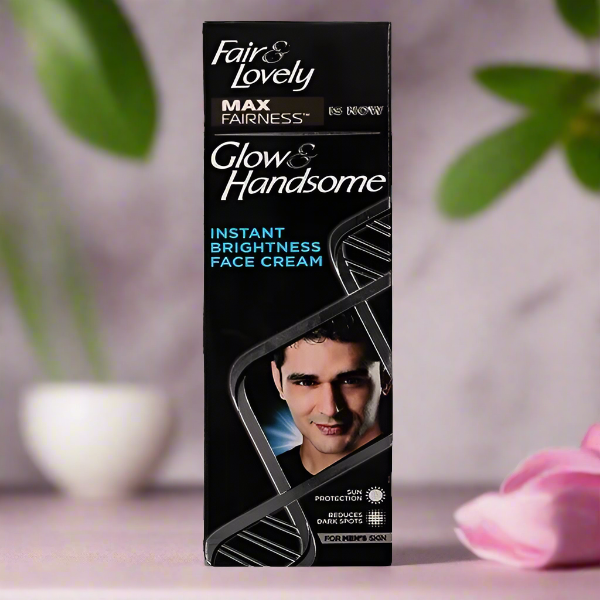 Fair & Lovely Glow & Handsome Instant Brightness Face Cream, 50g