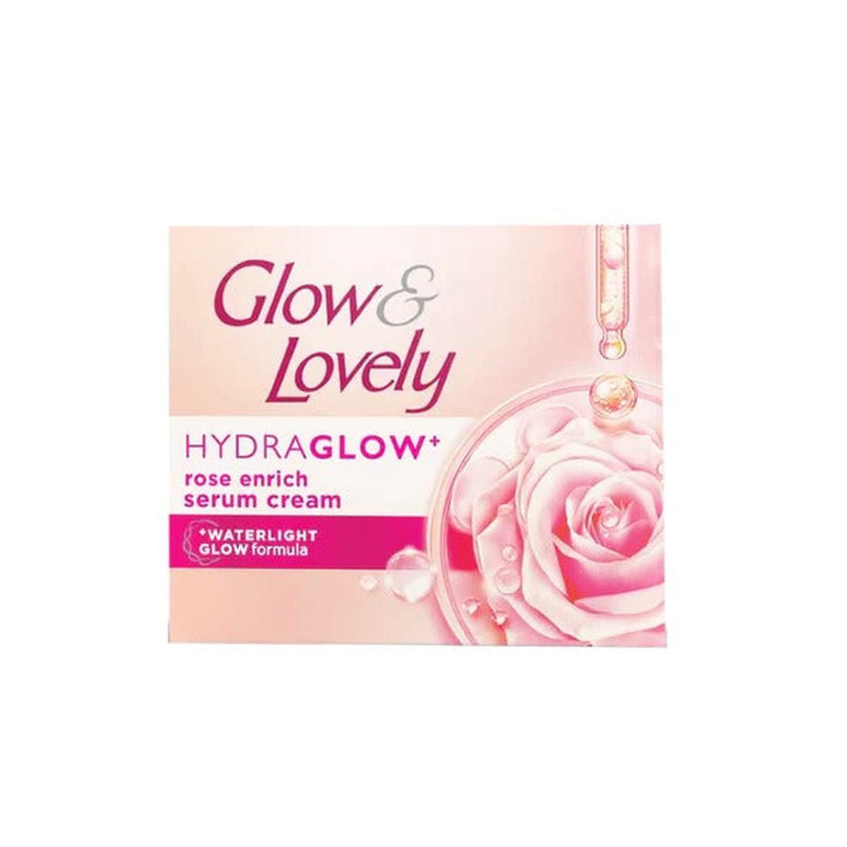 Fair & Lovely Glow & Lovely Hydra Glow+ Rose Enrich Serum Cream, 60g