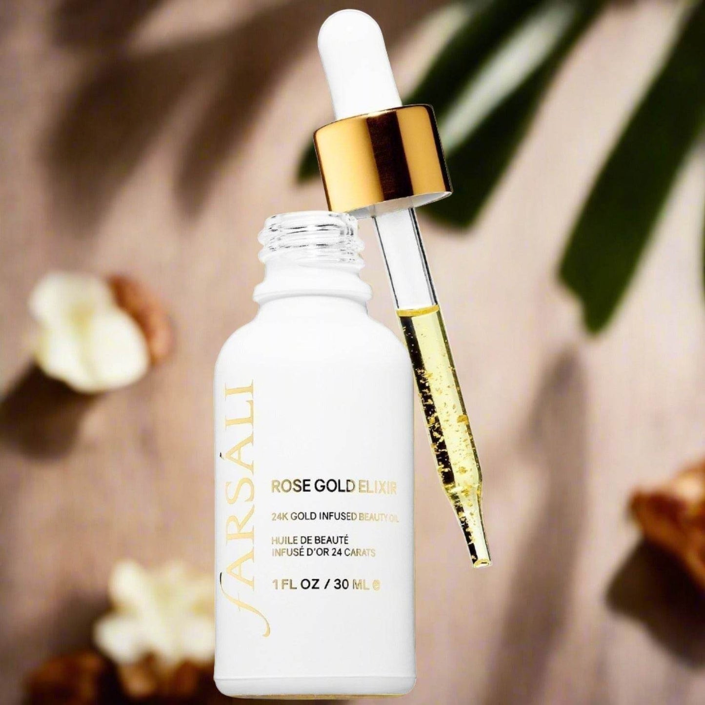 Farsali Rose Gold Elixir 24K Gold Infused Beauty Oil 10ml