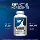 GAT - L - Arginine 180 Caps