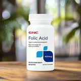 GNC Folic Acid 400mcg (100 Tablets)