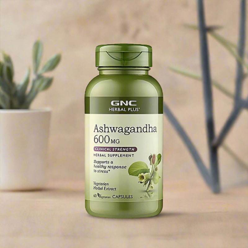 GNC Herbal Plus Ashwagandha 600MG 60caps