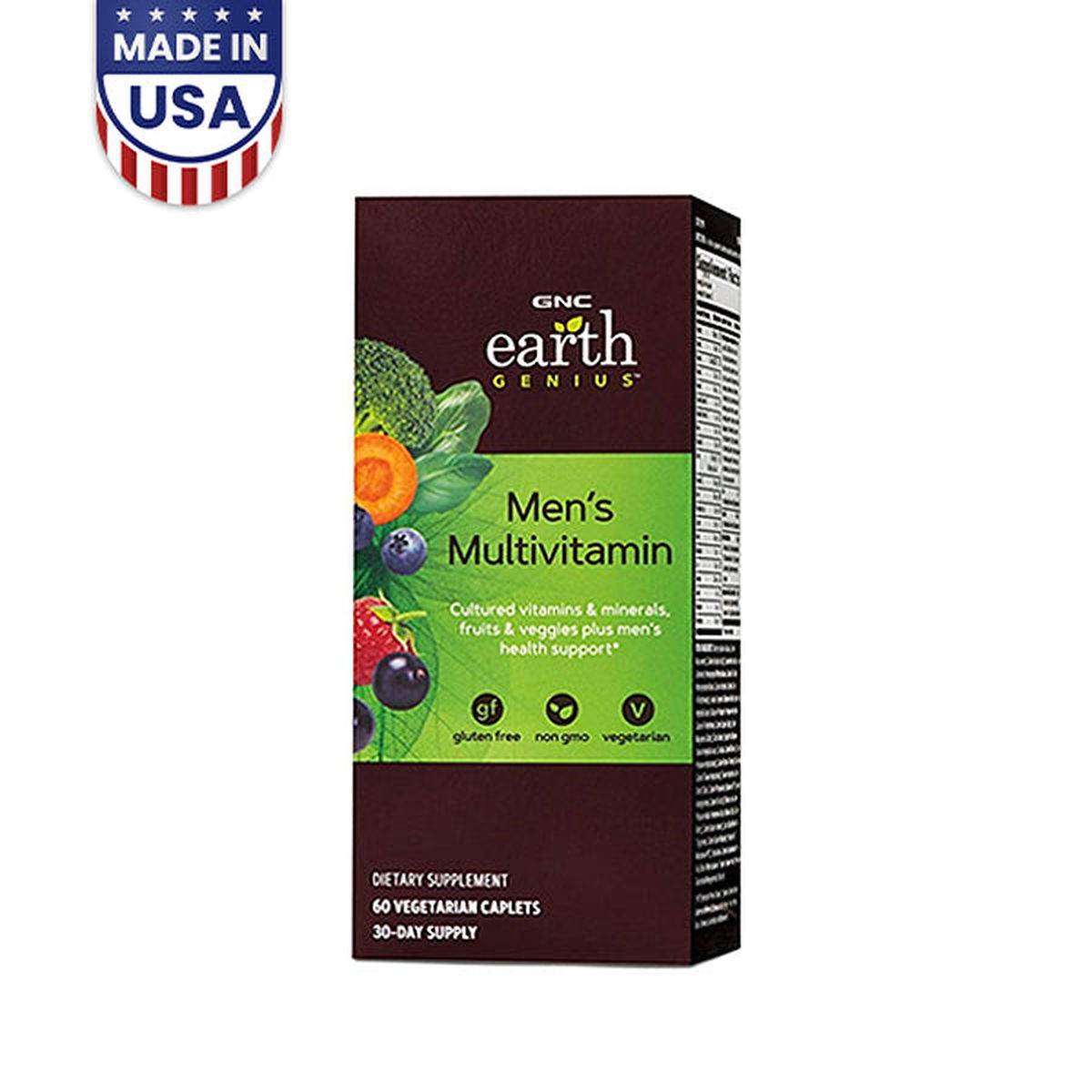 GNC Earth Genius Men’s Multivitamin 60 Caplets