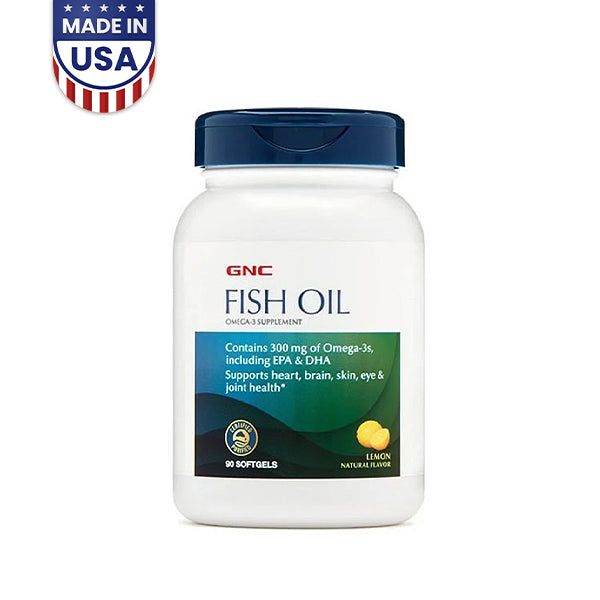 GNC Fish Oil Omega-3 90 Softgels
