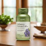 GNC Herbal Bilberry Extract 60mg, 100 Capsules