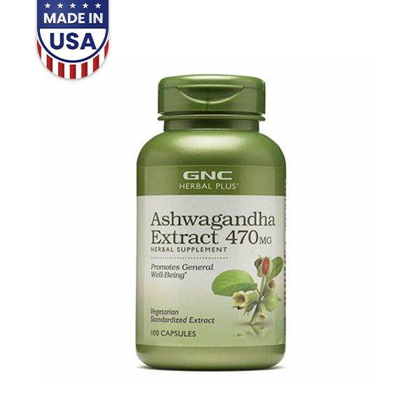 GNC Herbal Plus Ashwagandha Extract 470 MG