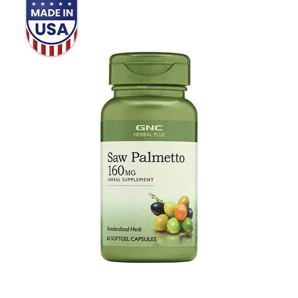 GNC Herbal Plus Saw Palmetto 160mg 60 Softgels