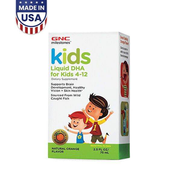 GNC Milestones Kids Liquid DHA 75ml