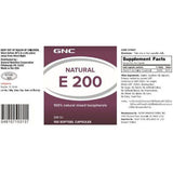 GNC Natural E 200 IU
