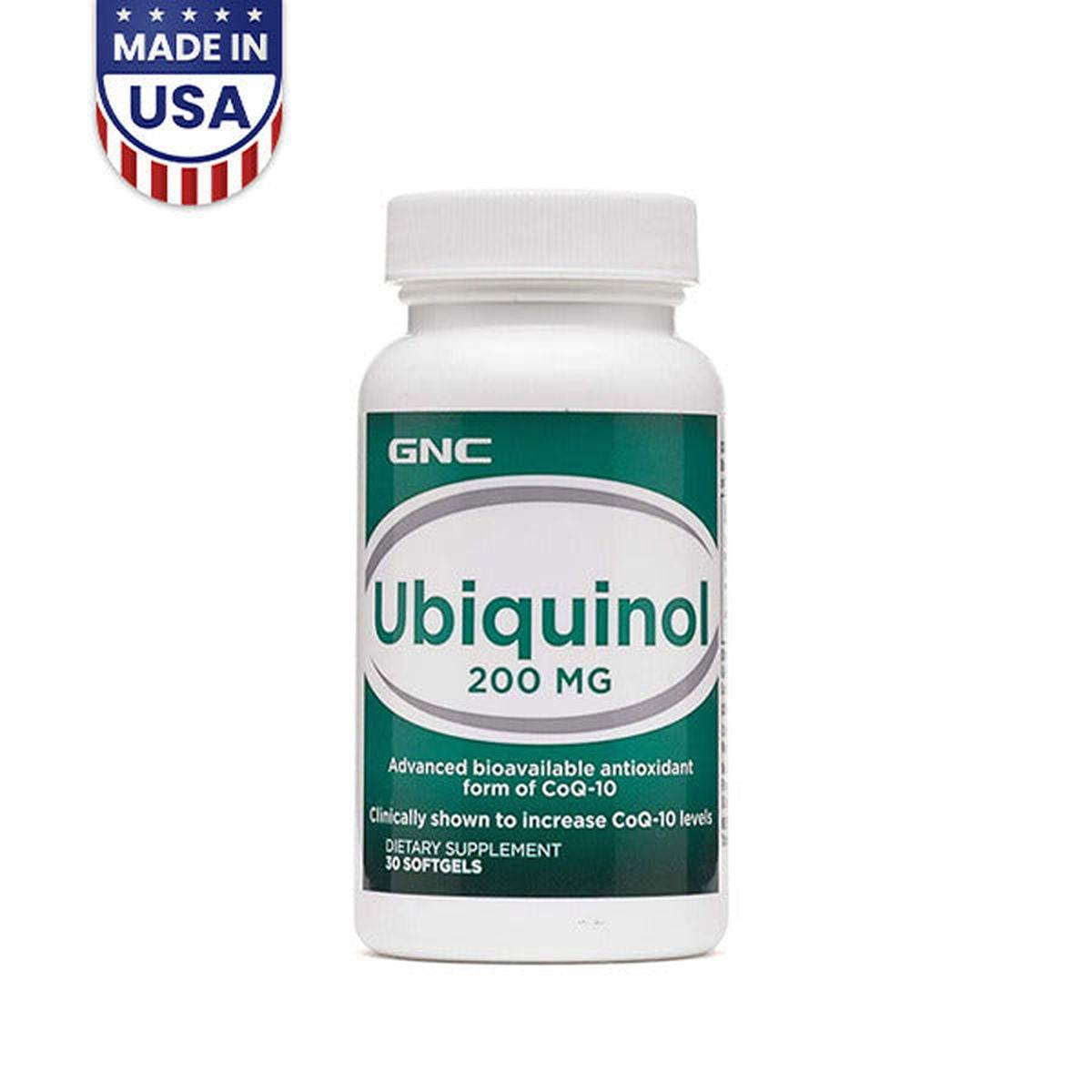 GNC Ubiquinol 200mg 30 Softgels