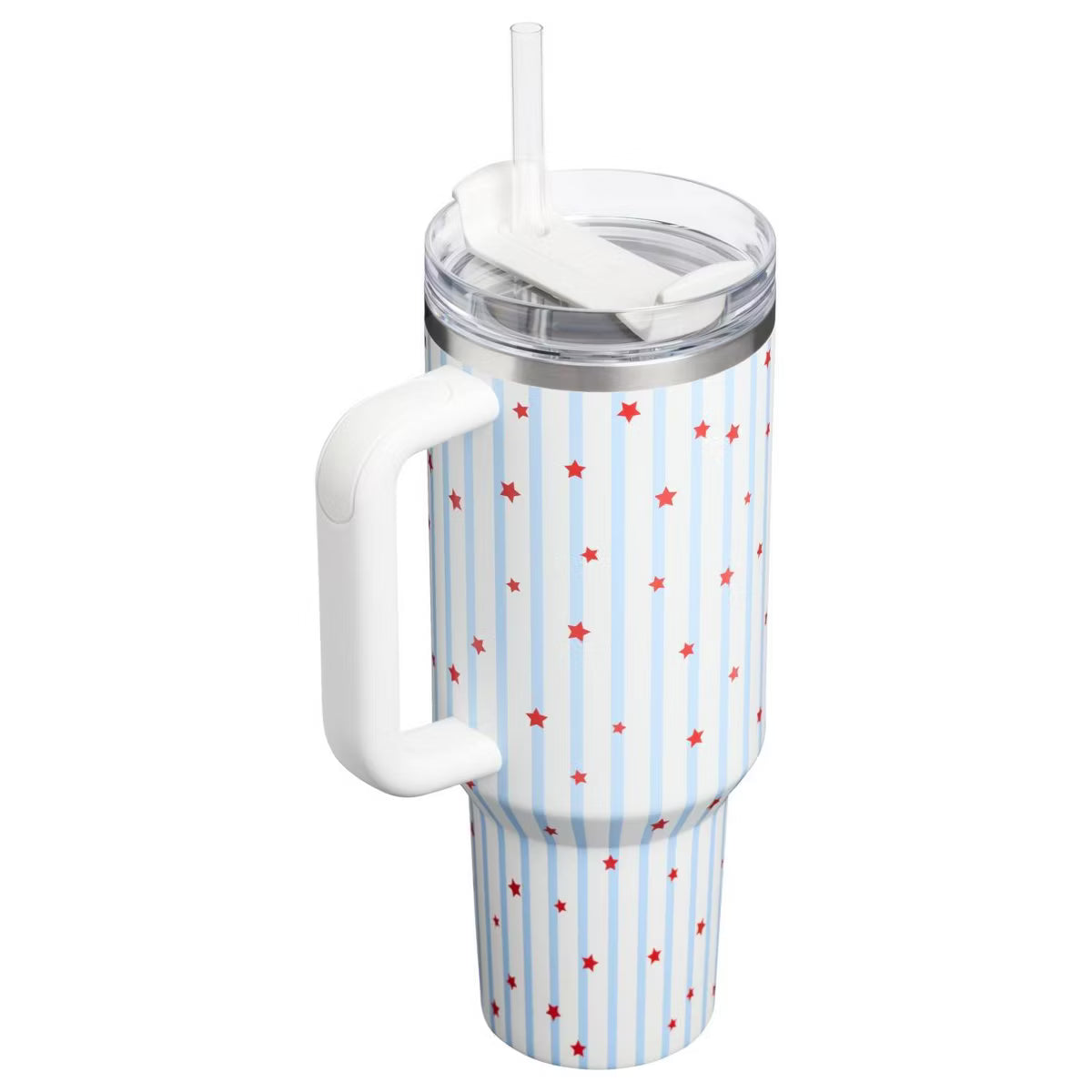 The Quencher® H2.0 FlowState™ Tumbler | 40 OZ – Blue Starry Stripes
