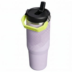 The IceFlow™ Flip Straw Tumbler | 30 OZ – Purple Dust Hypergrip