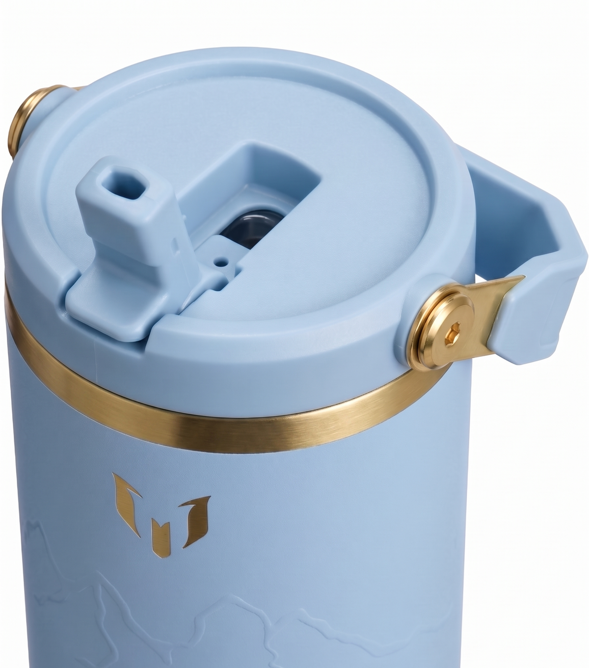The Messi x Stanley IceFlow™ Flip Straw Tumbler | 30 OZ – Striker Blue