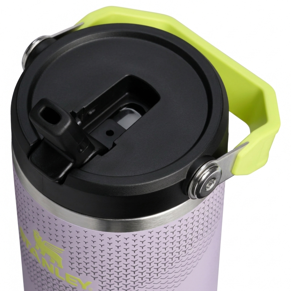 The IceFlow™ Flip Straw Tumbler | 30 OZ – Purple Dust Hypergrip