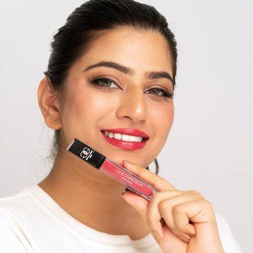 Glow & Glee Lip & Cheek Blush Soft Matte 316 Full Kiss 8Ml