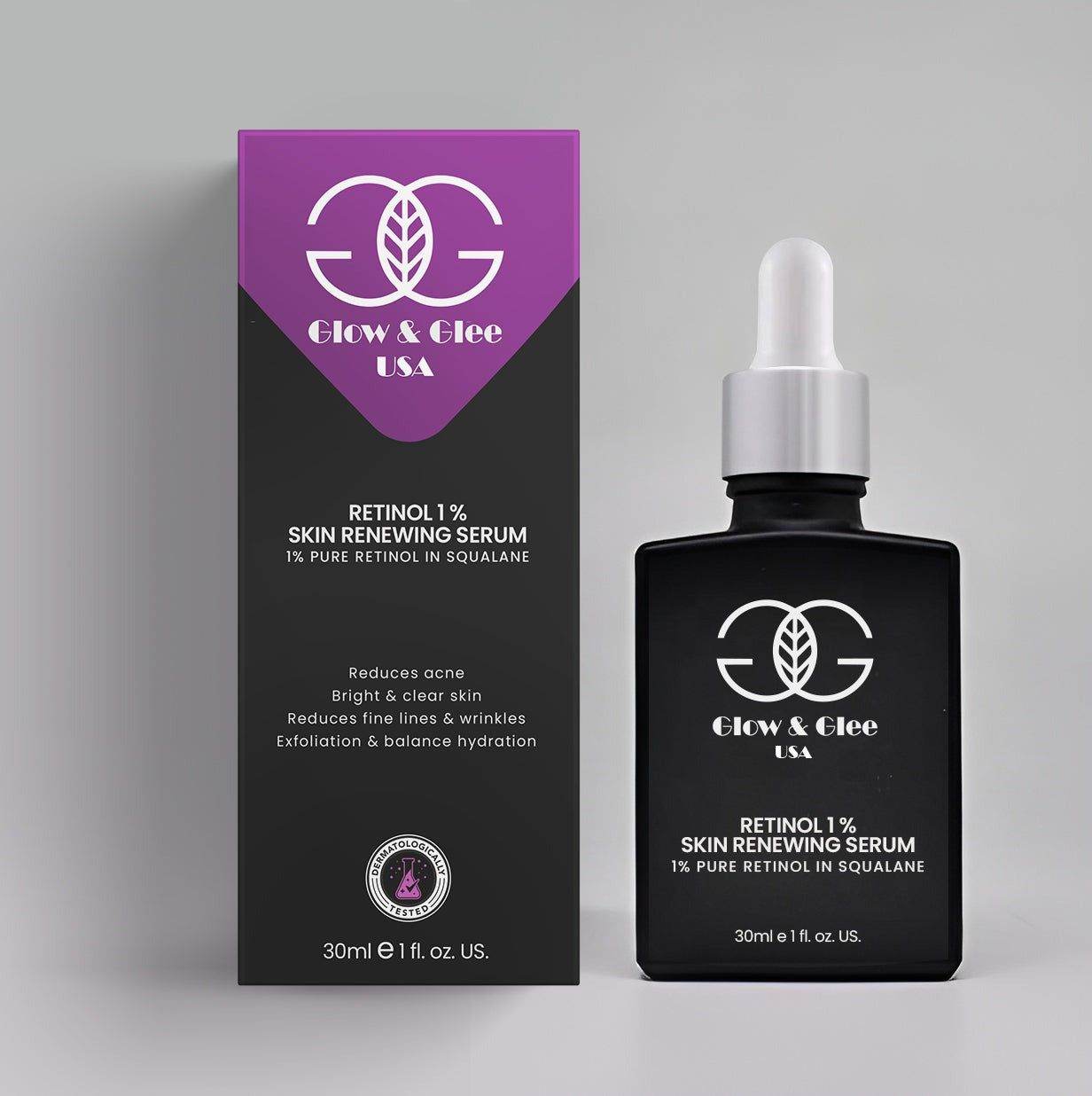 Glow & Glee Retinol 1% Skin Restoring Serum 30Ml