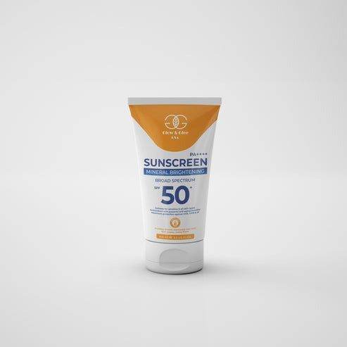 Glow & Glee Sunscreen Mineral Brightening Broad Spectrum SPF 50+ 100Ml