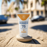Glow & Glee Sunscreen Mineral Brightening Broad Spectrum SPF 75+ 100Ml